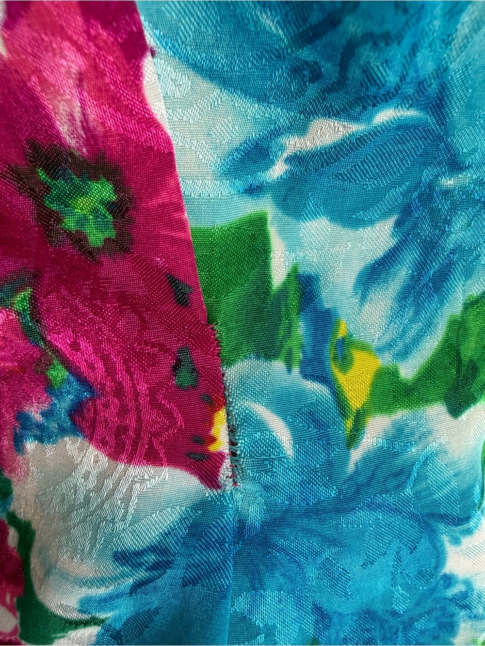 Victoria's Secret Gold Label Satin Pajama Top Small Floral Vintage Lounge Y2K - Picture 11 of 13